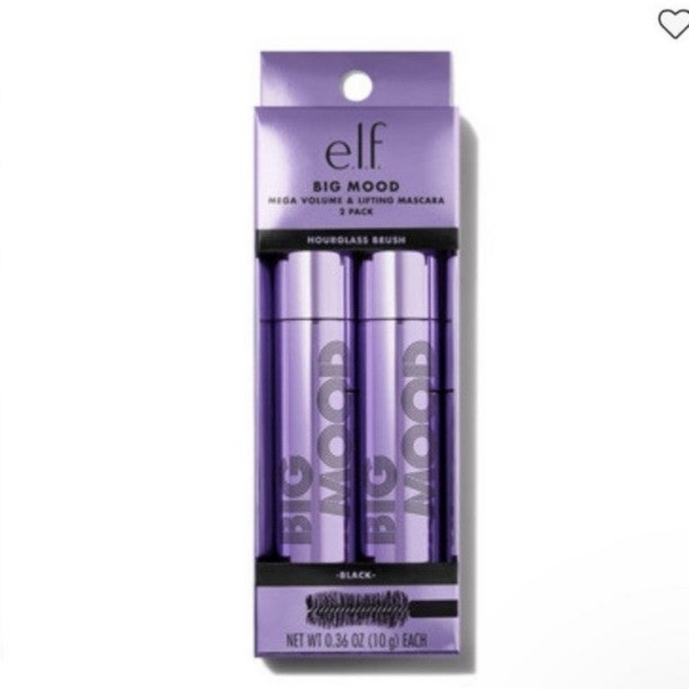 NWT Elf Big Mood 2 Pack Mascara